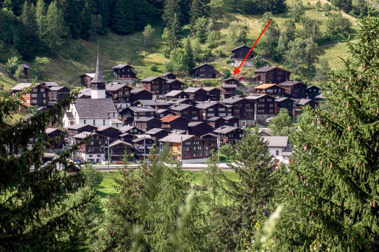Denkmalgeschuetzter Spycher Total Renoviert Goms Экстерьер фото