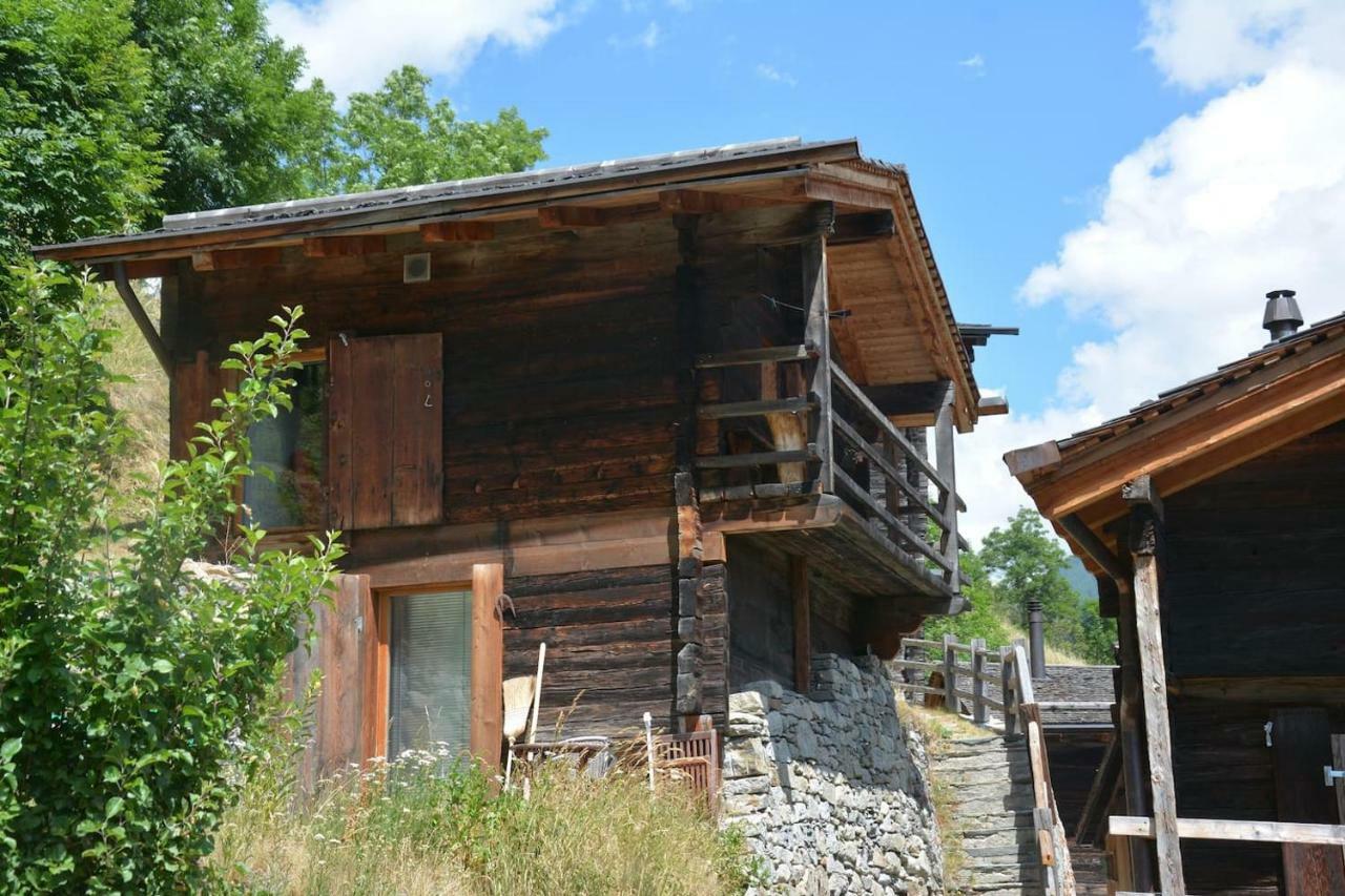 Denkmalgeschuetzter Spycher Total Renoviert Goms Экстерьер фото